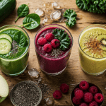 smoothie perte de poids légumes verts et fruits