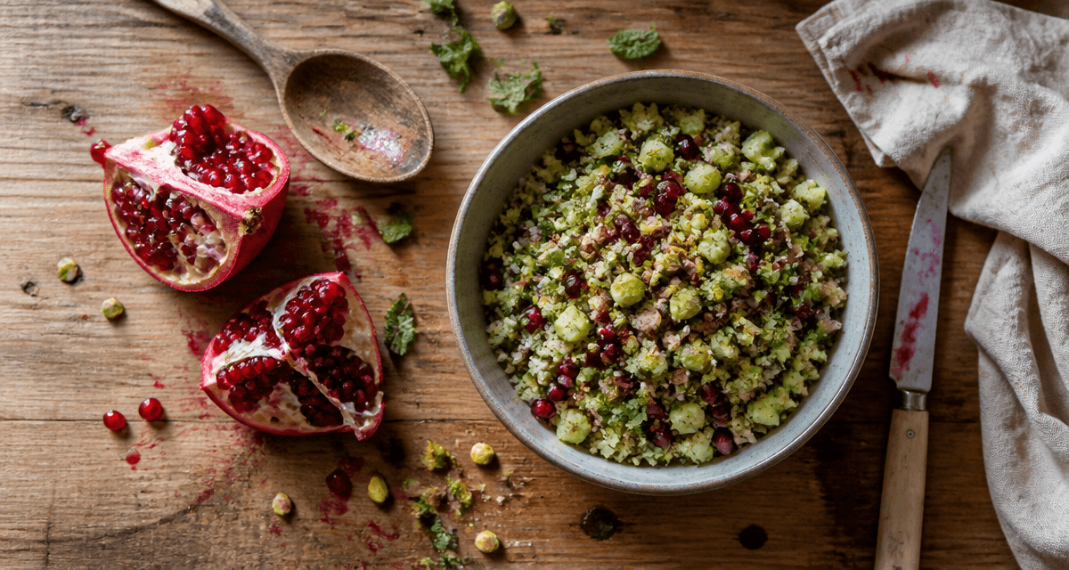 comment manger une grenade fruit sans se salir