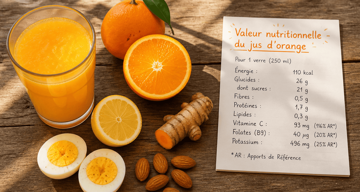 jus d orange presse calories verre oranges nutrition