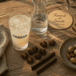 le ricard est il bon pour la santé verre sur table rustique