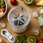 mixeur fruit portable avec fruits et accessoires