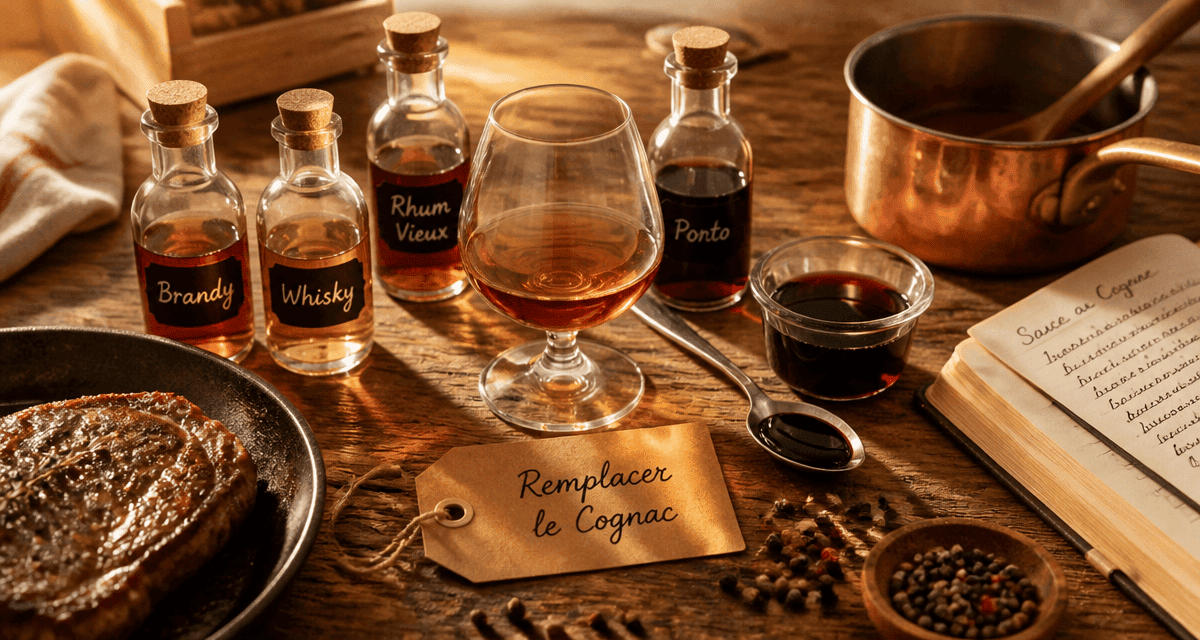 Par quoi remplacer le cognac dans une recette, alternatives en cuisine