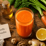peut on boire du jus de carotte tous les jours verre carottes citron gingembre
