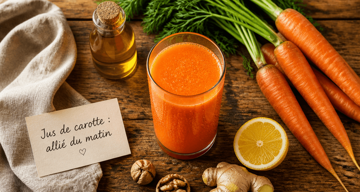 peut on boire du jus de carotte tous les jours verre carottes citron gingembre