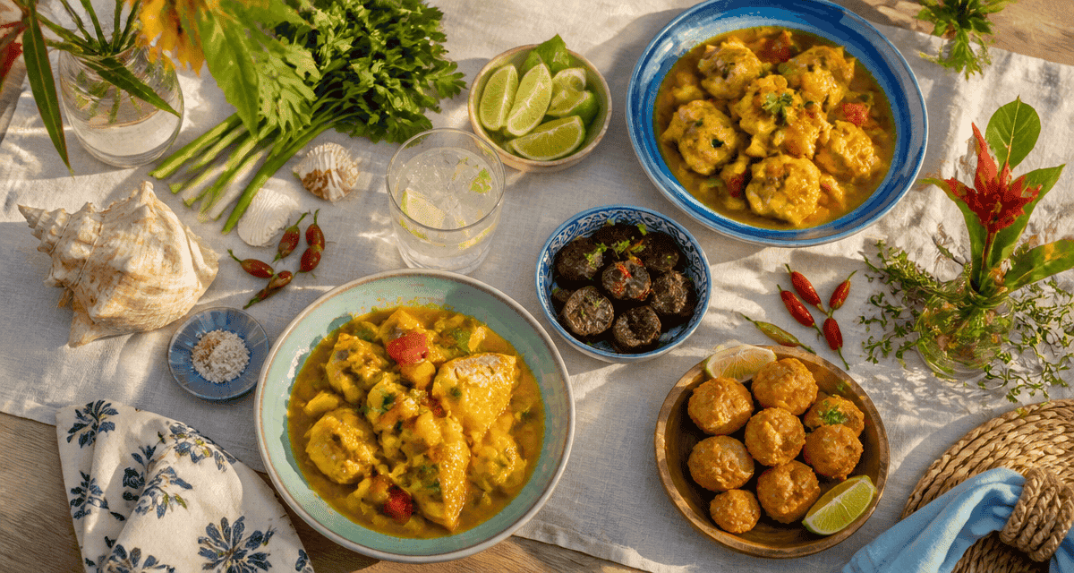 restaurant sainte luce martinique table créole plats traditionnels