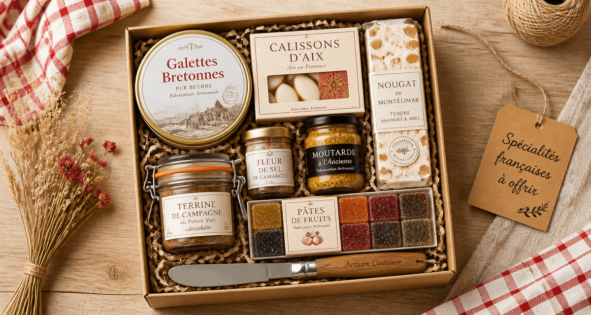 spécialités françaises à offrir en coffret cadeau