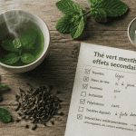 the vert menthe effet secondaire table