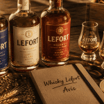 whisky lefort avis trois bouteilles sur table