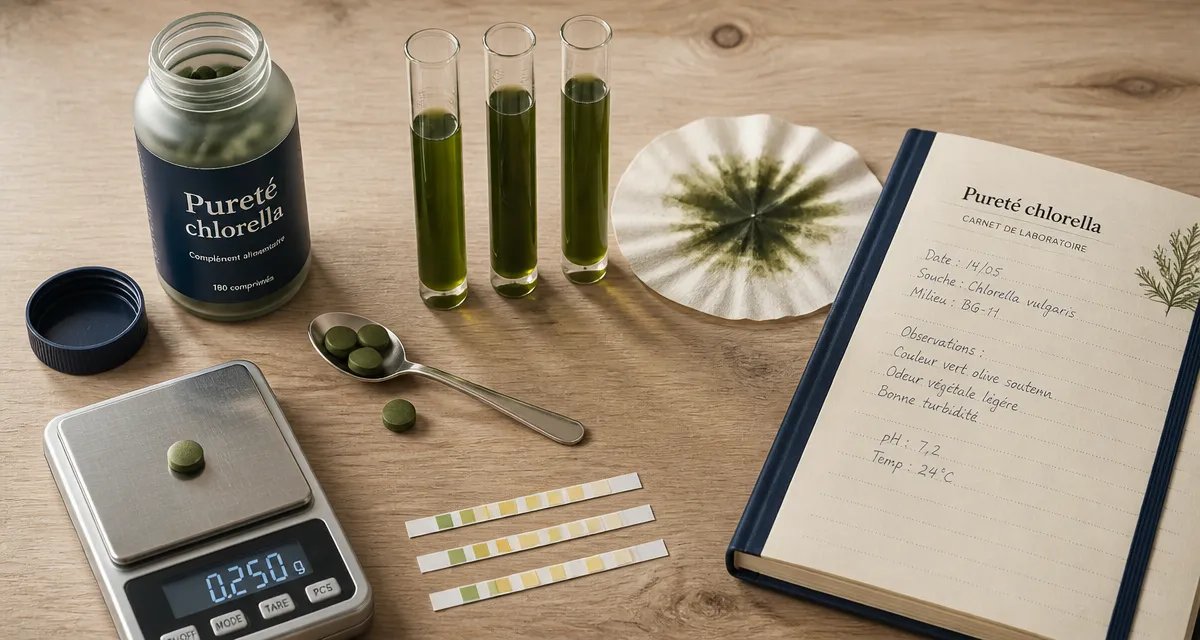 Chlorella danger pour le foie : tests de pureté et contamination