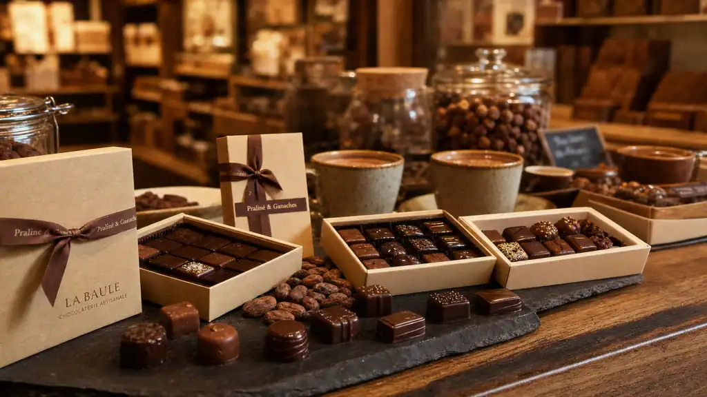 Chocolatier la baule : pralinés et ganaches artisanales