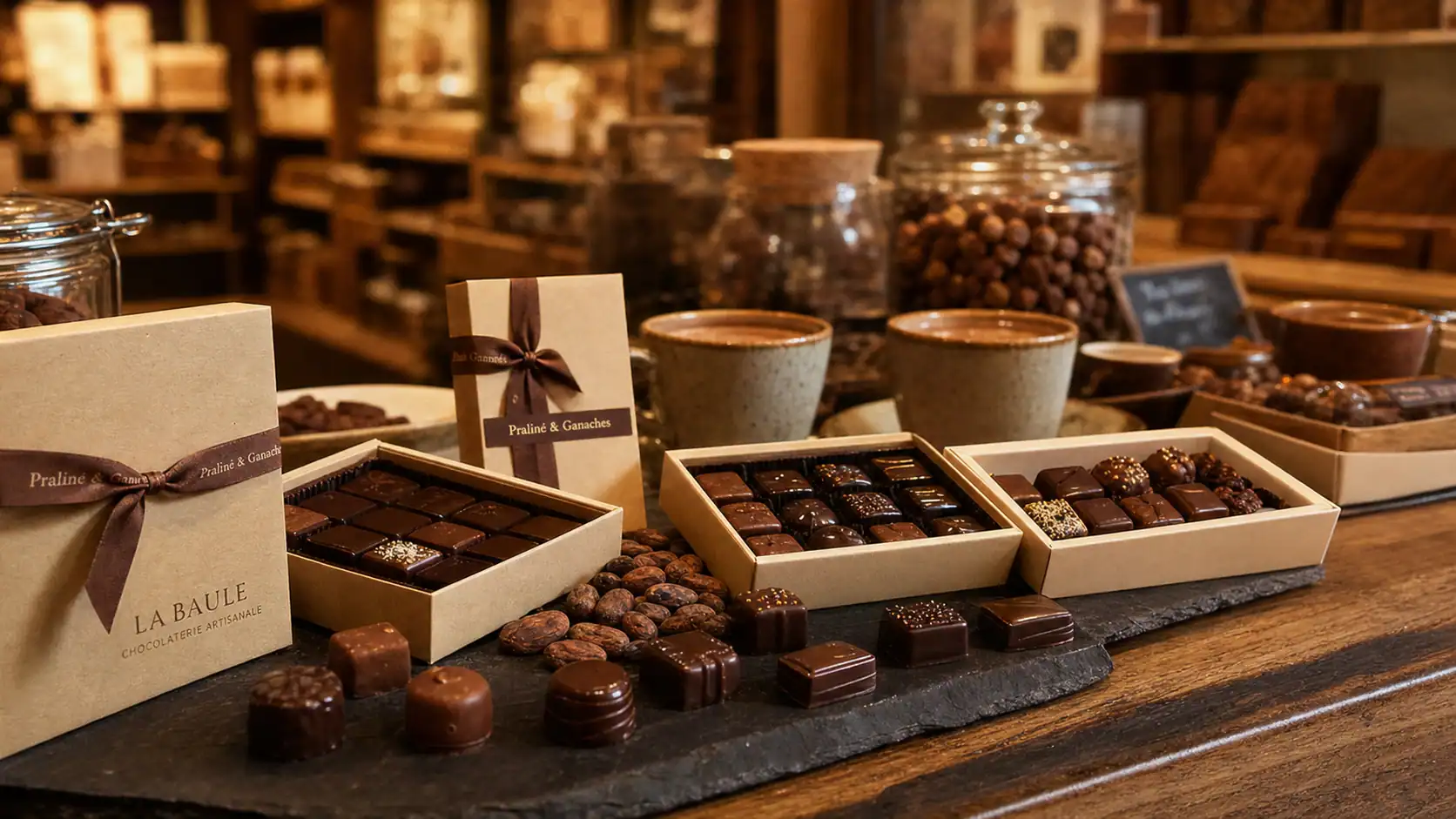 Chocolatier la baule : pralinés et ganaches artisanales