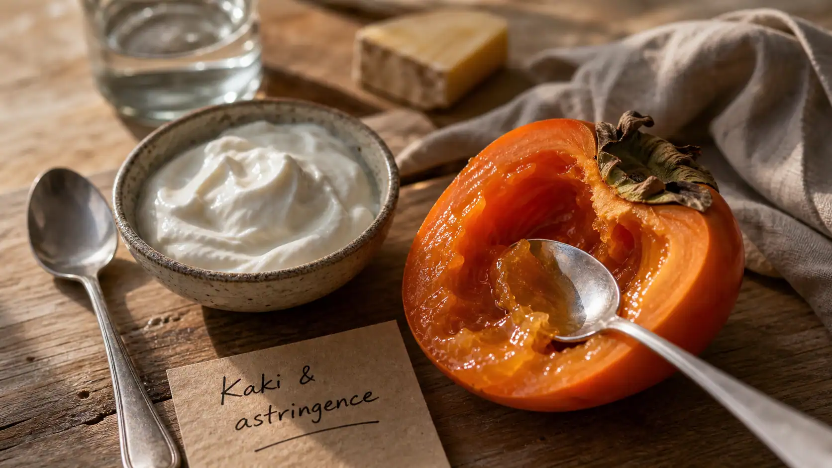 j ai manger un kaki astringent que faire : kaki ferme, yaourt, conseils