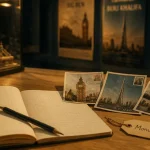 Monument en b : carnet et cartes postales de monuments