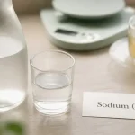 Quelle est l'eau minérale la moins salée ? Bouteille et étiquette Sodium Na+ : moins de 20 mg/L
