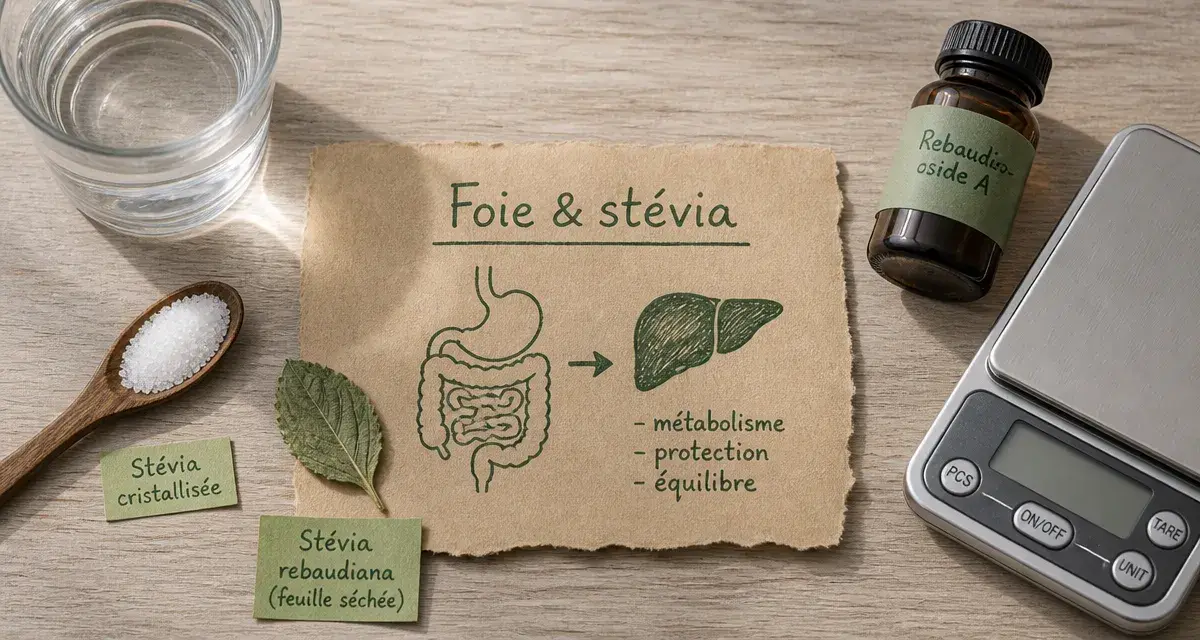 Stevia danger pour le foie : stévia, foie et preuves scientifiques
