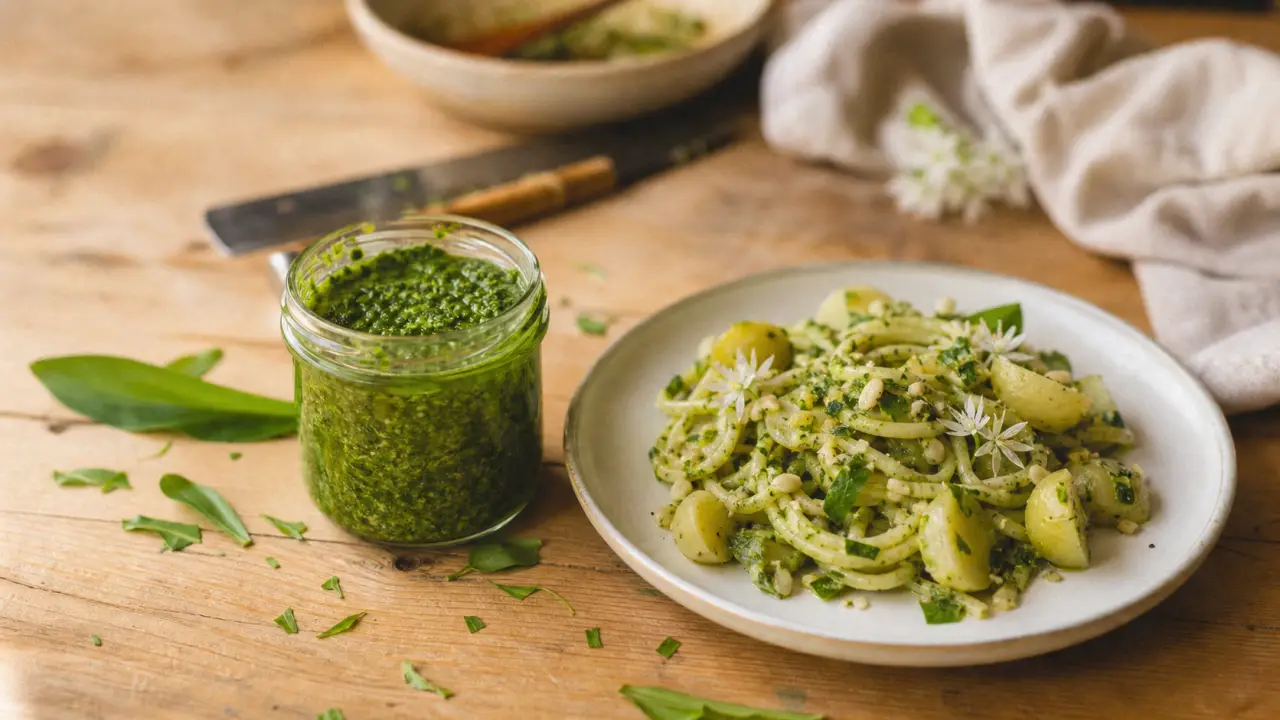 Ail des ours en cuisine : pesto maison