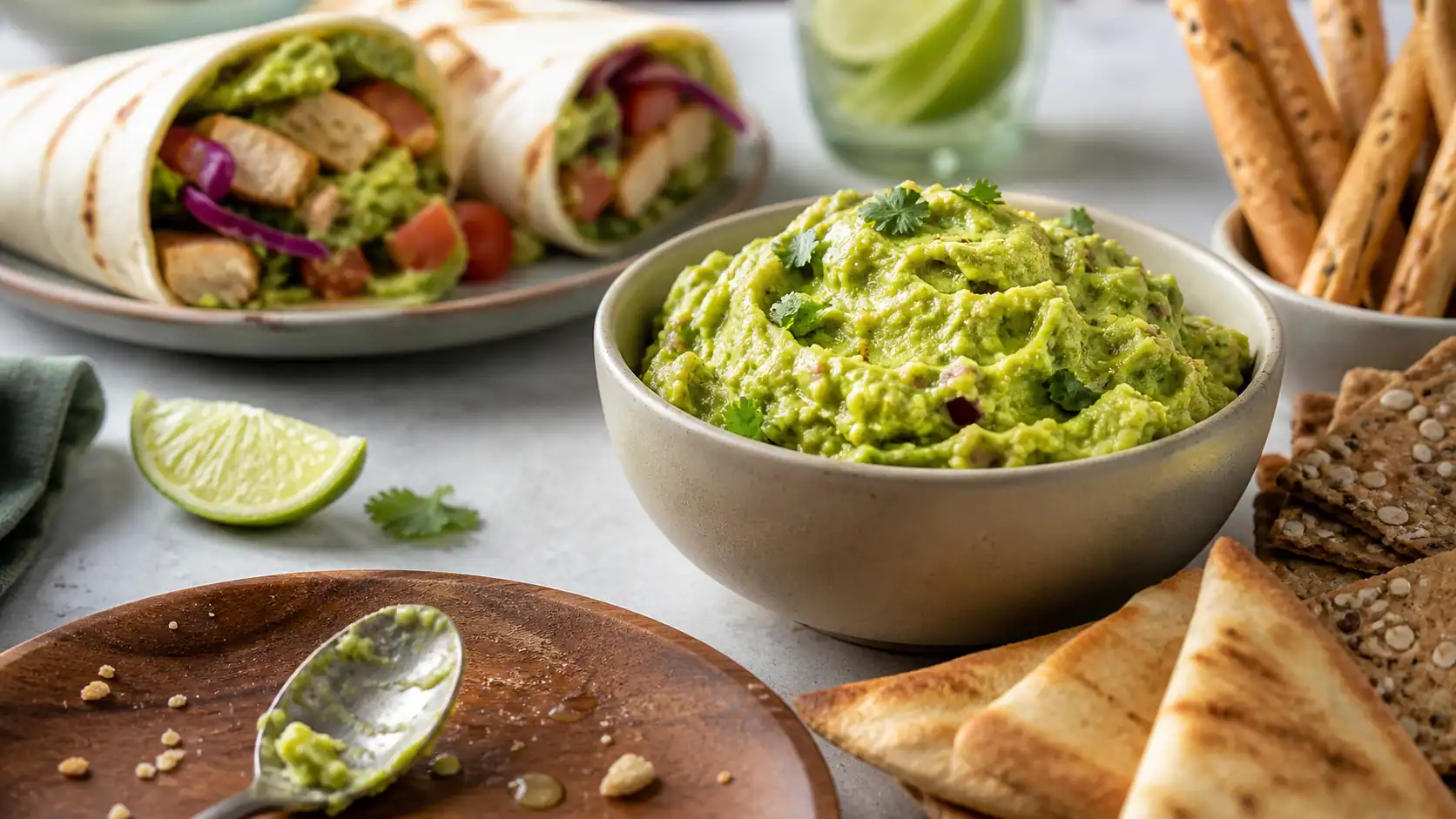 Avec quoi manger le guacamole : wraps et toasts au guacamole