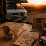 Préparer un road trip : budget clair et itinéraire flexible, carte routière et boussole