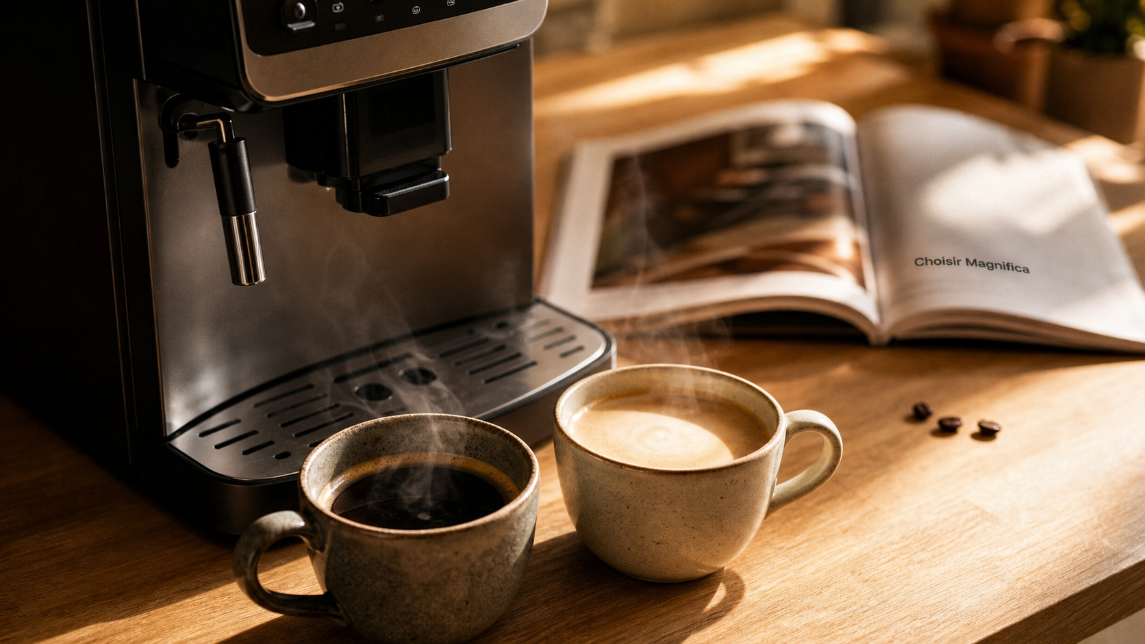Quelle delonghi choisir : machine DeLonghi Magnifica, Dinamica, Eletta