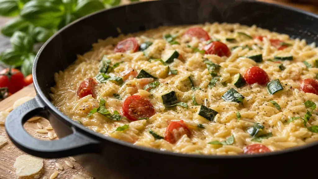Recette orzo crémeux en 12 minutes, al dente