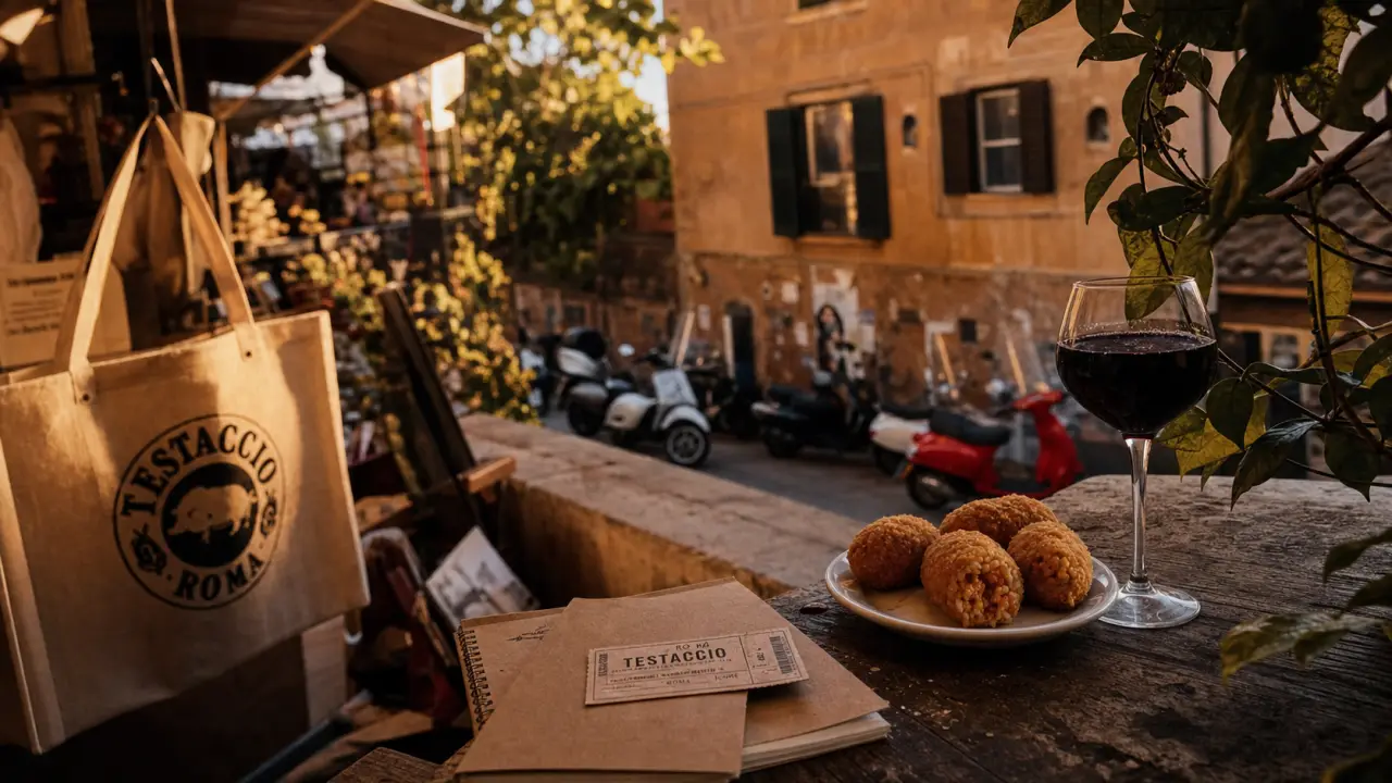 Rome hors des sentiers battus : quartier Testaccio à l’heure dorée, supplì et vin