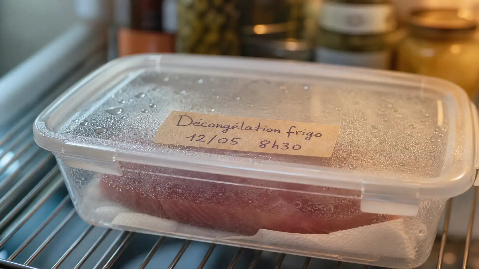 Viande décongelé combien de temps au frigo : boîte datée, 24 h ou 3 jours