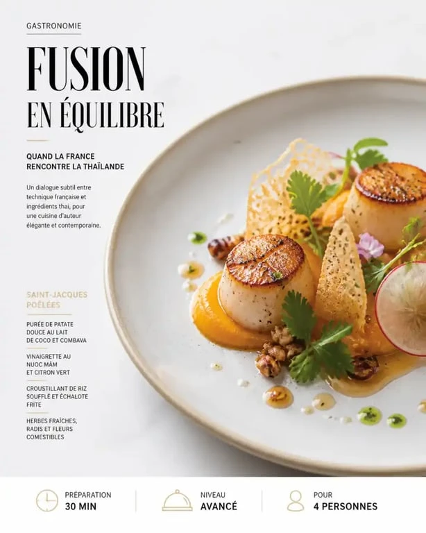 Plat gastronomique au restaurant L'Orchidée à Ensisheim