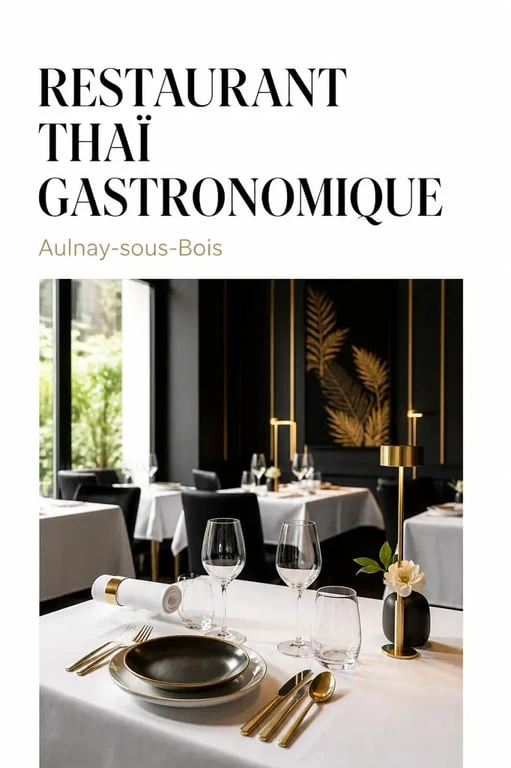 Thai Heritage restaurant gastronomique : salle et ambiance du restaurant à Aulnay-sous-Bois