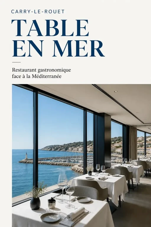 Restaurant gastronomique l'oursin à Carry-le-Rouet avec vue sur le port
