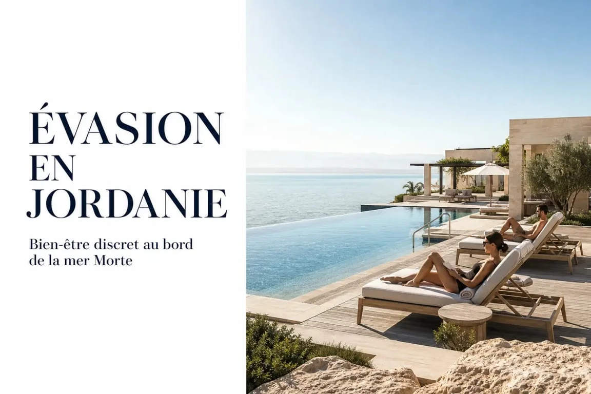 Voyage luxe Jordanie à la mer Morte dans un resort premium