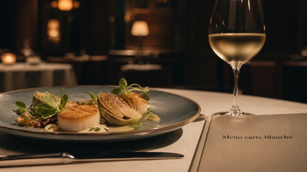 Maison Nacre, restaurant gastronomique à Arès : menu carte blanche, terre et mer