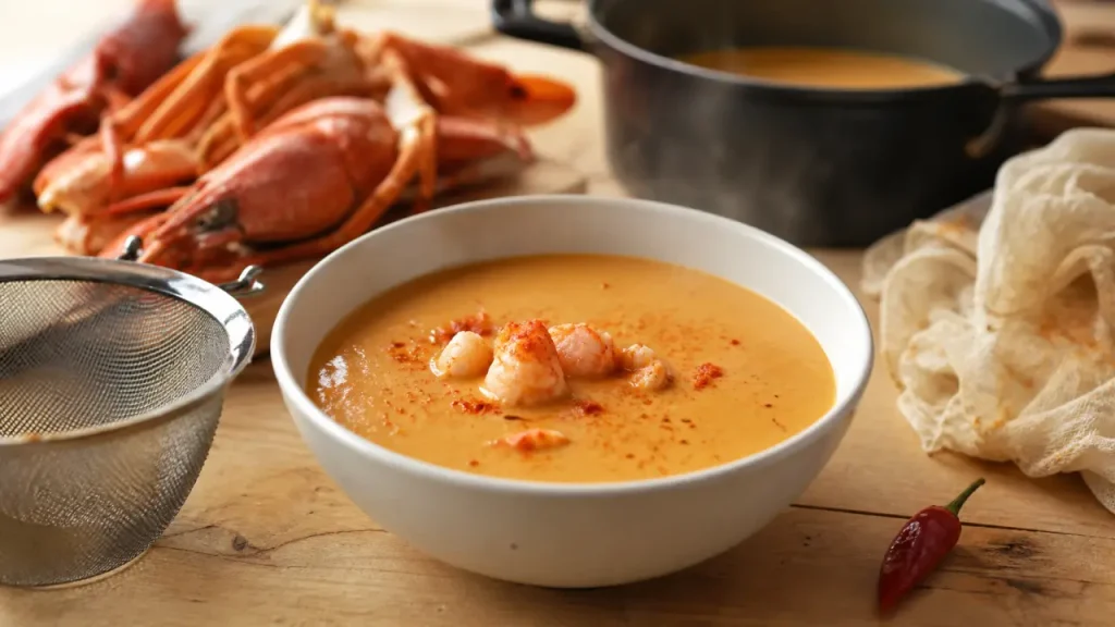 Recettes bisque de homard maison veloutée