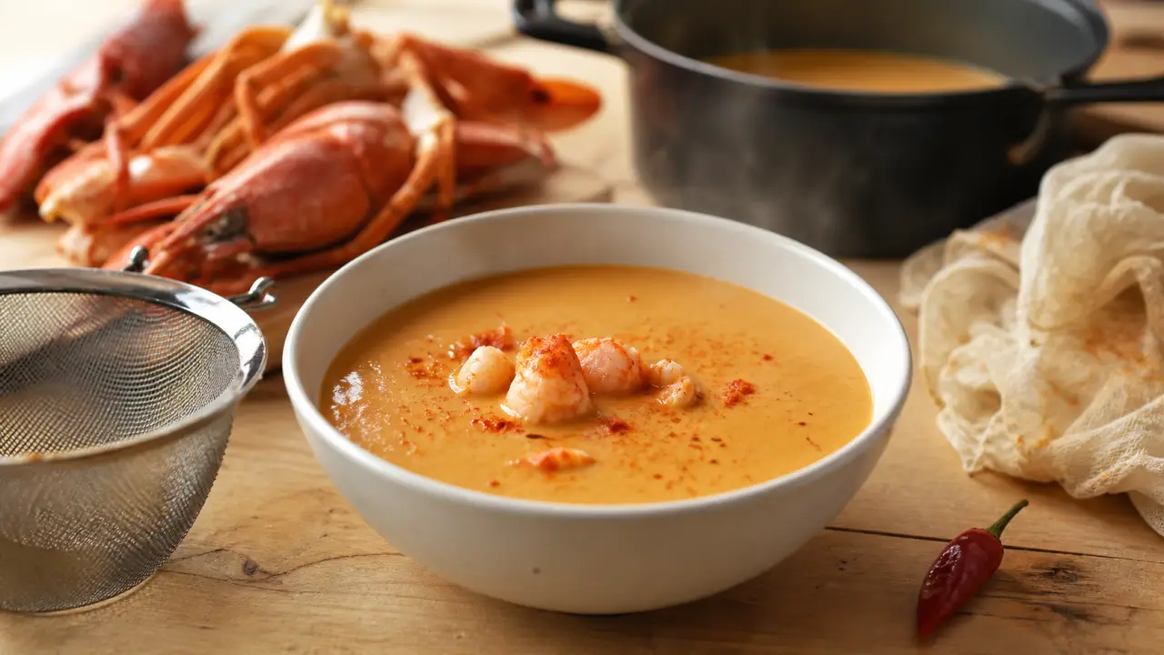 Recettes bisque de homard maison veloutée