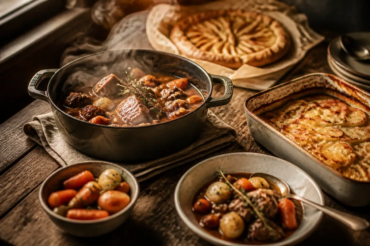 Vieilles recettes de cuisine de grand-mère : pot-au-feu et blanquette, riz au lait