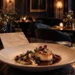 Agapé restaurant gastronomique paris 17ème : assiette gastronomique et vin naturel