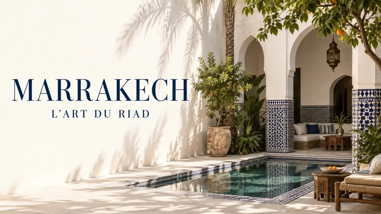Voyage luxe Maroc dans un riad raffiné de Marrakech