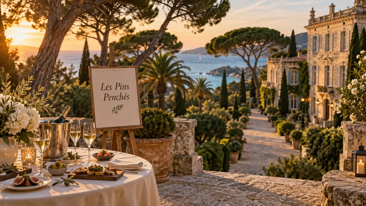 Les Pins Penchés restaurant gastronomique : mariage et réception face à la mer, pins penchés