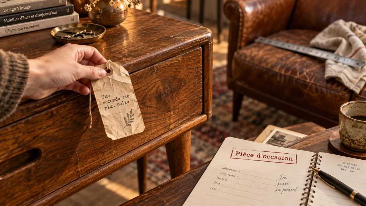 Mobilier design occasion : vérifier état et livraison avant achat