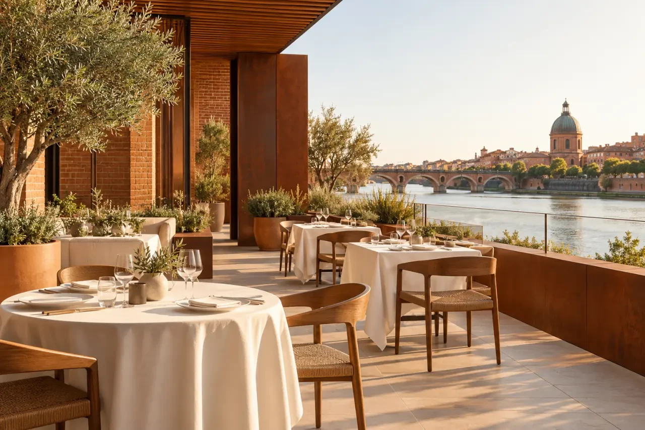 Au Pois Gourmand restaurant gastronomique au bord de la Garonne à Toulouse