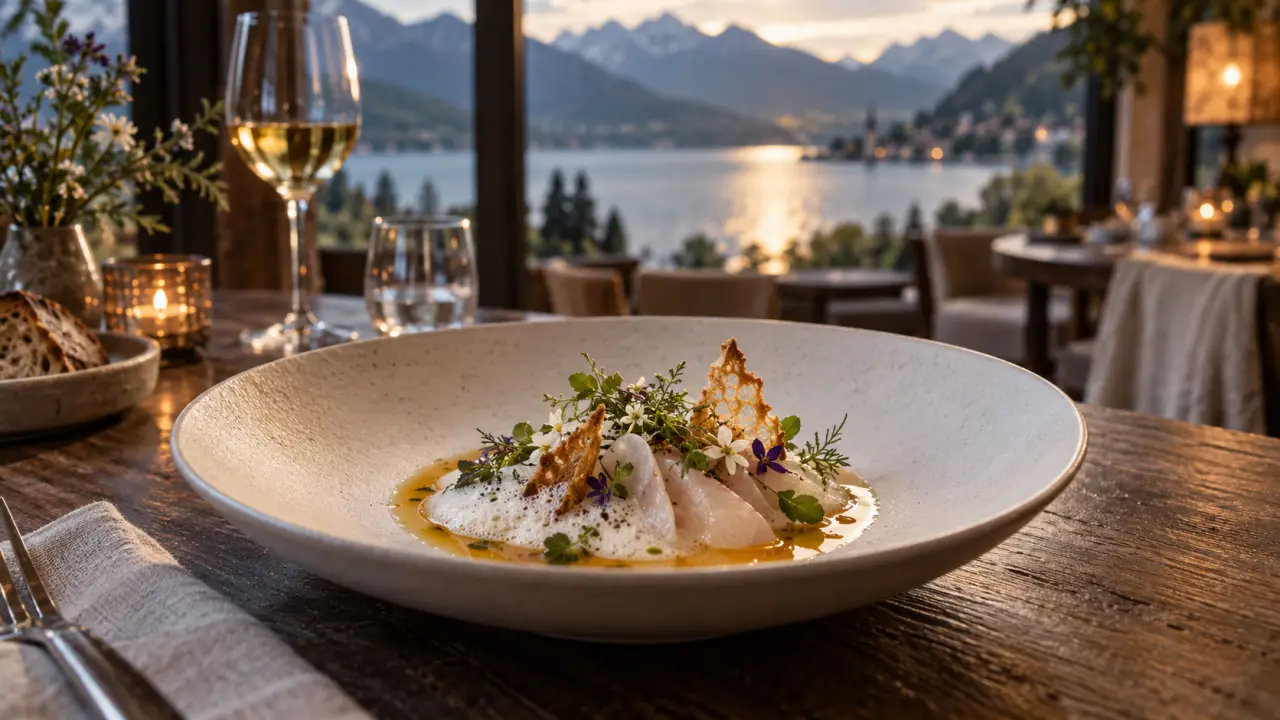 Restaurant gastronomique jean sulpice : haute cuisine alpine à Talloires, vue sur le lac d’Annecy